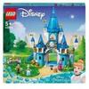LEGO PRINCESS Il Castello di Cenerentola e Del Principe Azzurro 365 pz 43206