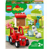 LEGO DUPLO Town: Farm Tractor & Animal Care Toddler Toy (10950)