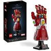 LEGO 76223 Marvel Nano Gauntlet, Iron Man Model with Infinity Stones, Avengers: Endgame Film Set, Collectable Memorabilia, for Adults, Him & Her
