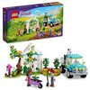 LEGO 41707 Friends Vehículo de Plantación de Árboles de Heartlake City, Coche de Juguete, 2 Mini Muñecas, Regalo para Niñas y Niños de 6 Años o Más