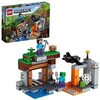 LEGO 21166 Minecraft La Miniera Abbandonata, Modellino da Costruire con Personaggi di Steve, Zombie, Ragno e Slime, Giochi per Bambini e Bambine
