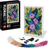 LEGO 31207 Art Arte Floral, 3en1, Cuadros de Flores, Decoración para Casa, Actividades y Manualidades Creativas, Regalo para Padres y Madres