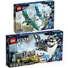 Lego Avatar Set of 2: 75572 Jakes and Neytiris First Flight on a Banshee & 75573 Floating Mountains: Site 26 and RDA Samson