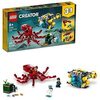 LEGO Creator 3in1 Sunken Treasure Mission 31130 Building Toy Set for Kids, Boys, and Girls Ages 8+ (522 Pieces)
