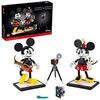 LEGO Disney Mickey Mouse & Minnie Mouse Buildable Characters (43179), Classic-Style Mickey Mouse Collectible Adult Building Kit, New 2021 (1,739 Pieces)