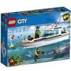 Lego Gioco da costruzione Lego city Yacht per immersioni 4 figurini 148pz Multicolore [60221]