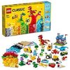 LEGO Classic 11020 Construire Ensemble, Boite de Briques pour Creer Un Chateau, Train, etc