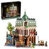 LEGO Icons Boutique Hotel 10297 Modular Building Display Model Kit for Adults to Build, Set with 5 Detailed Rooms Including Guest Rooms and Gallery