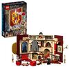 LEGO 76409 Harry Potter Estandarte de la Casa Gryffindor, Sala Común del Castillo de Hogwarts o Cuadro de Pared, Juguete de Viaje, Set Coleccionable