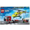 LEGO City Great Vehicles Trasportatore di Elicotteri di Salvataggio