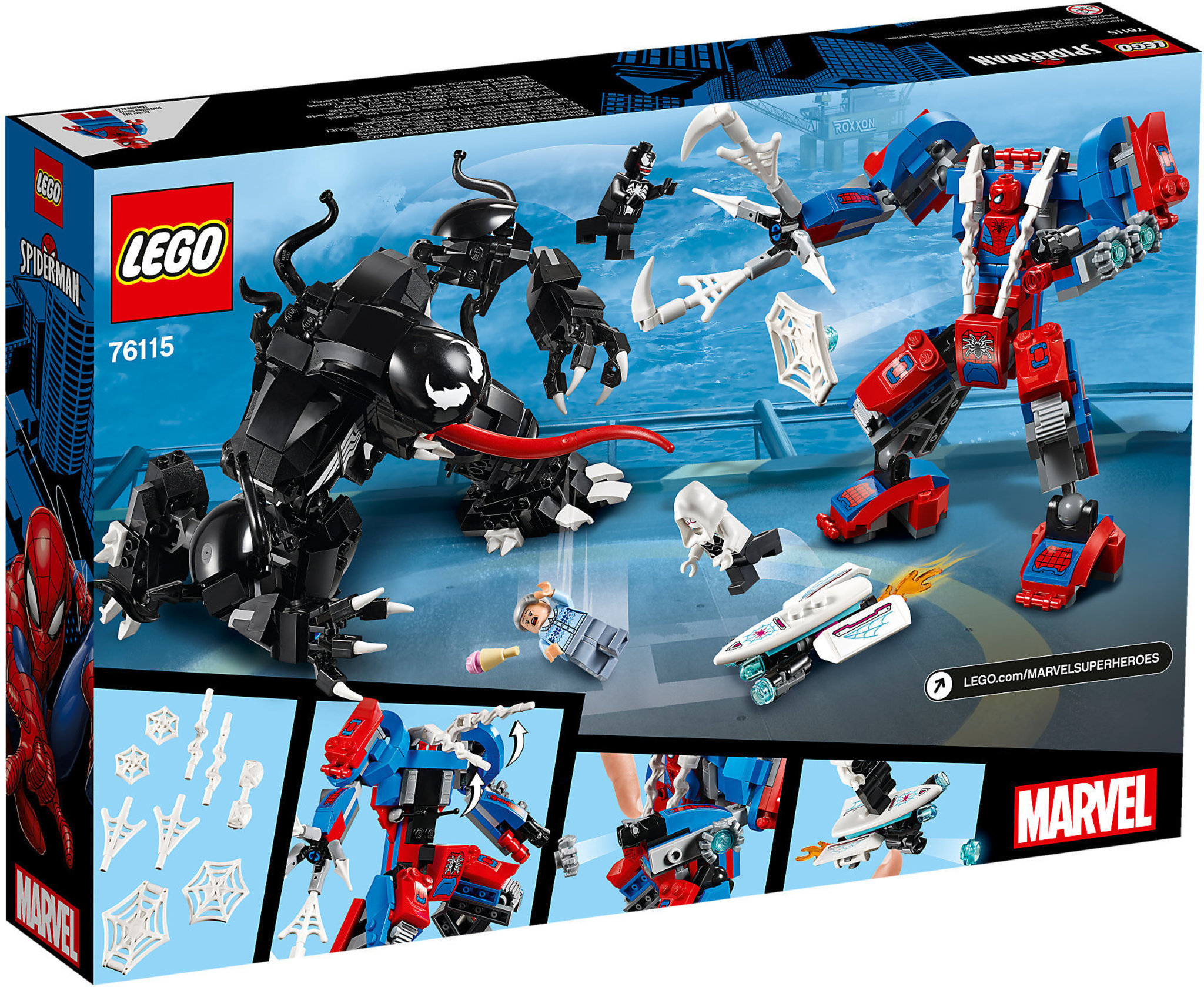 LEGO Marvel Super Heroes 76115 - Mech Di Spider Man Vs. Venom | Mattonito