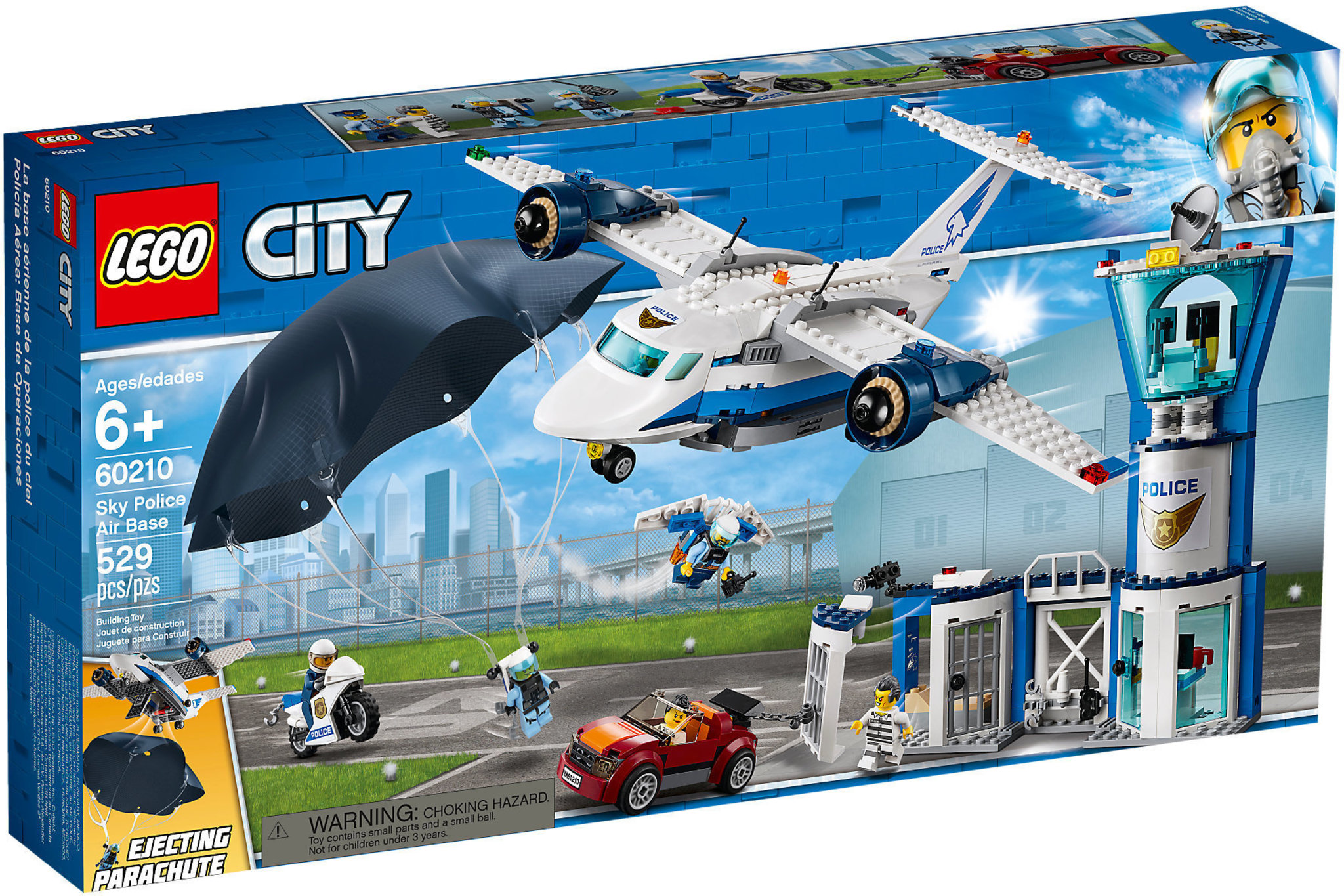 LEGO City 60210 - Base Della Polizia Aerea