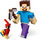 Maxi Figure Minecraft Di Steve Con Pappagallo
