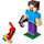 Bigfigurine Minecraft™ Steve Et Son Perroquet