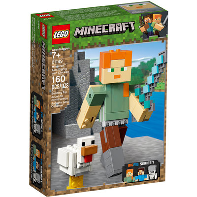 Maxi Figure Minecraft Di Alex Con Gallina