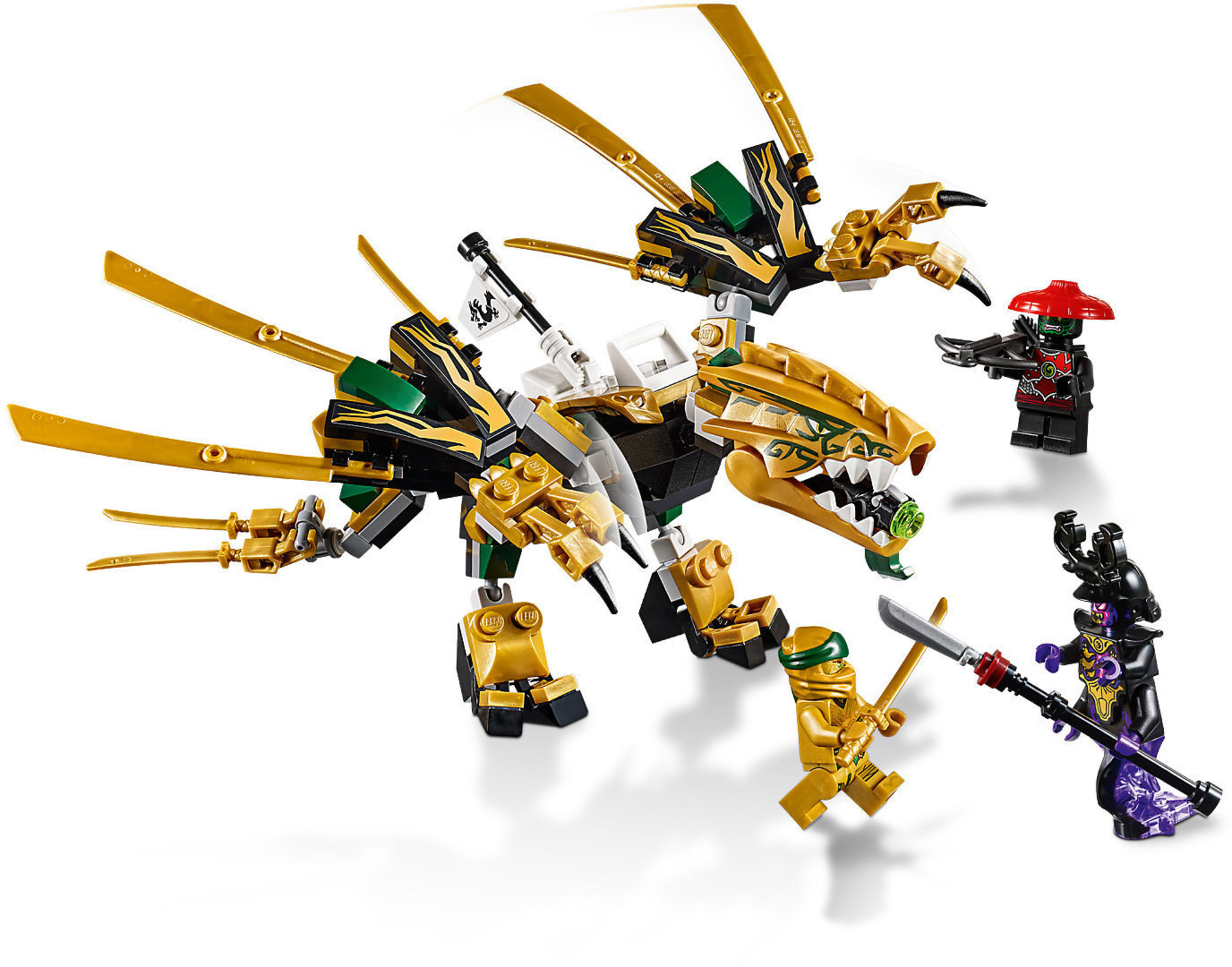 how to get the gold dragon in lego worlds
