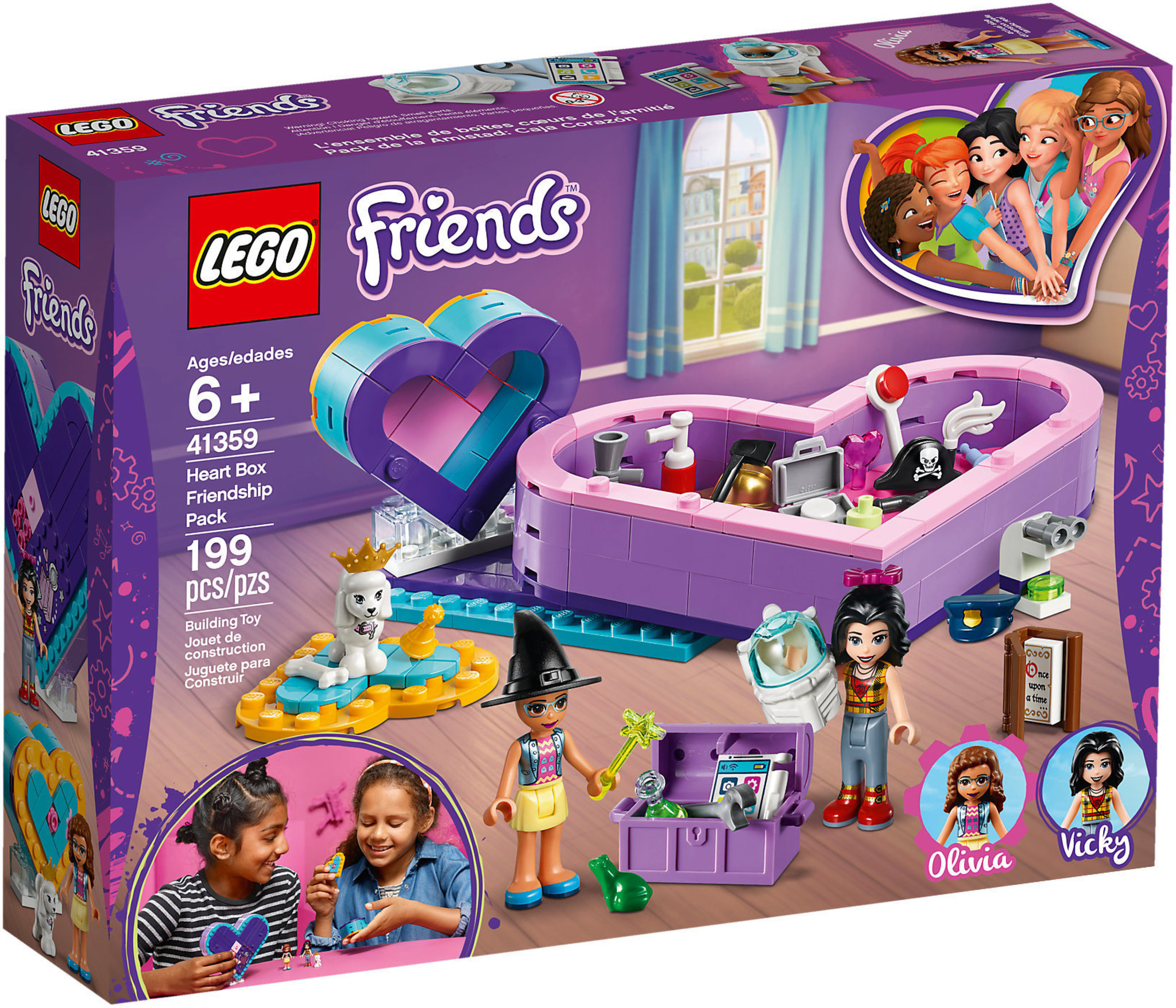 LEGO Friends 41359 - Pack Dell'amicizia Scatola Del Cuore