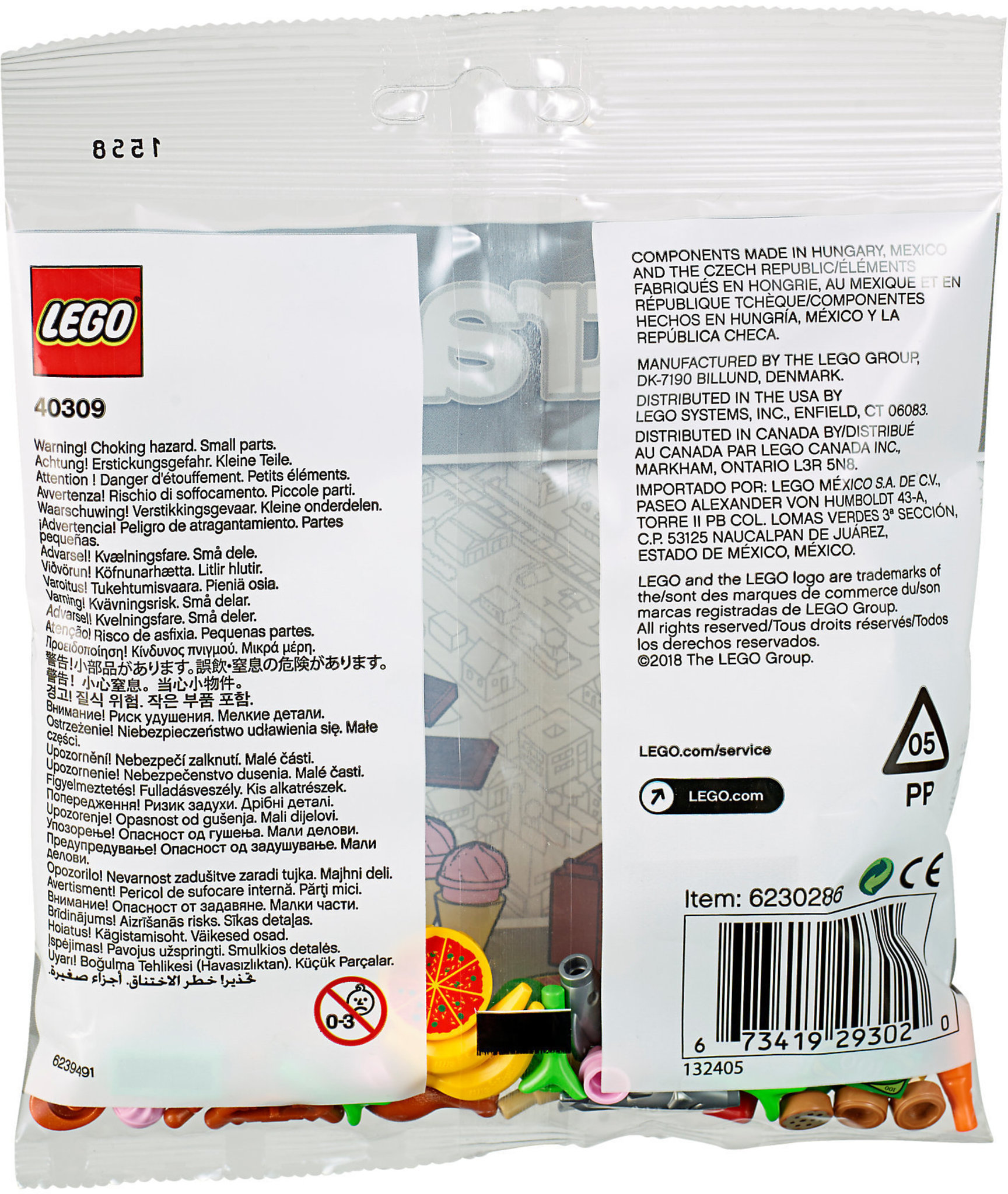 LEGO XTRA cibo Accessori 40309 