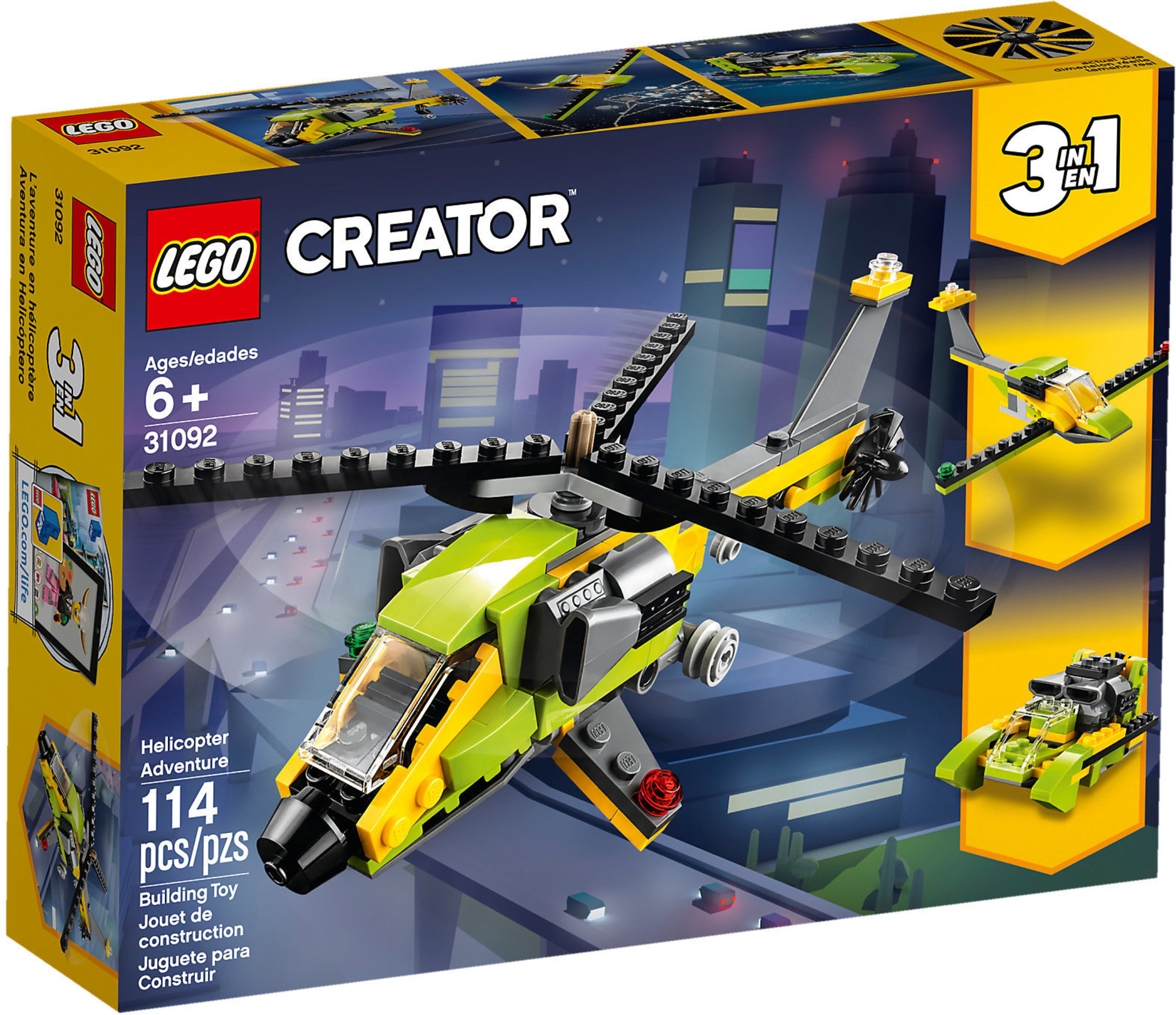 Lego creator 31092 elicottero avventura 