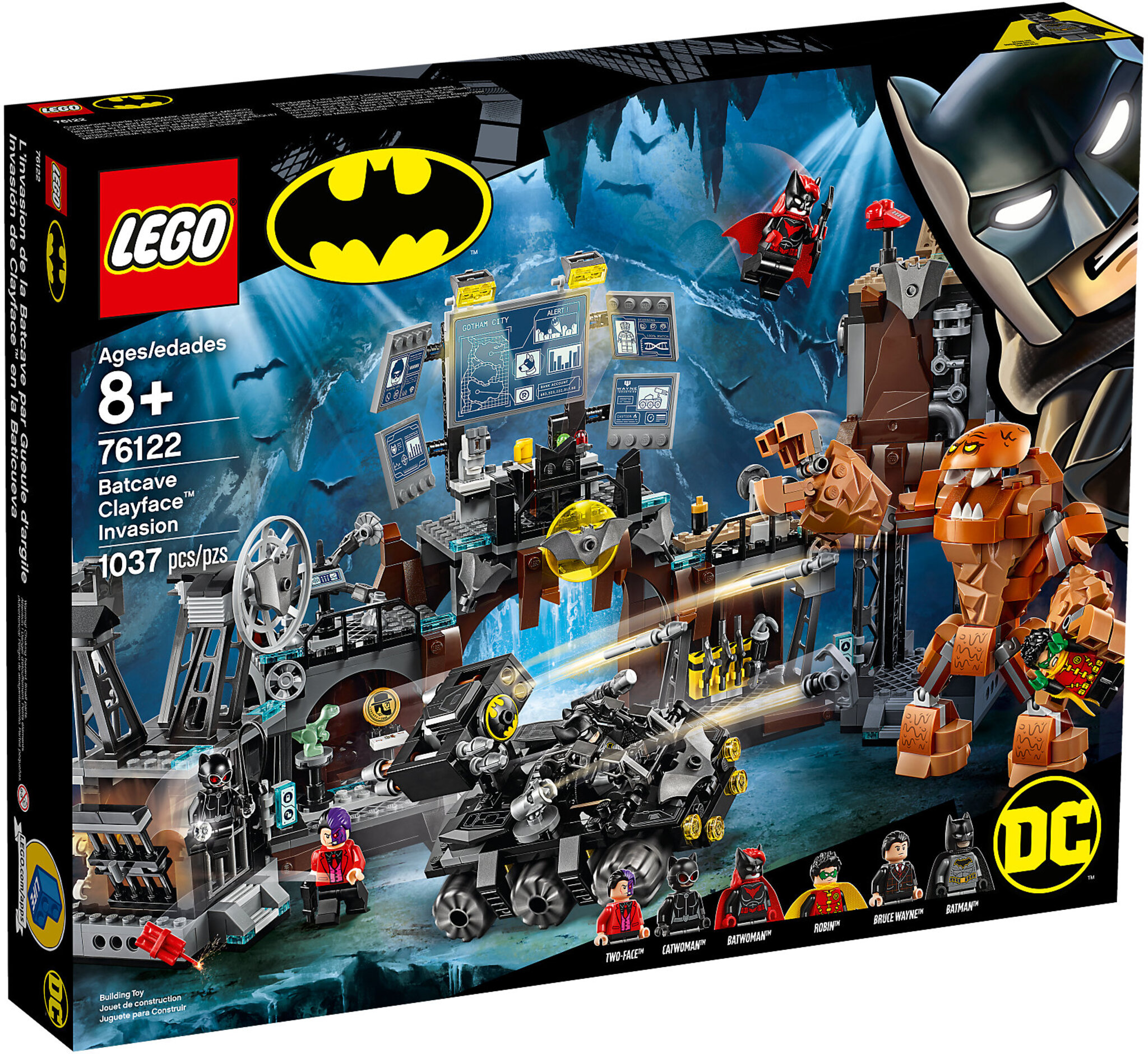 Lego Dc Super Heroes Batcave Clayface Invasion Mattonito