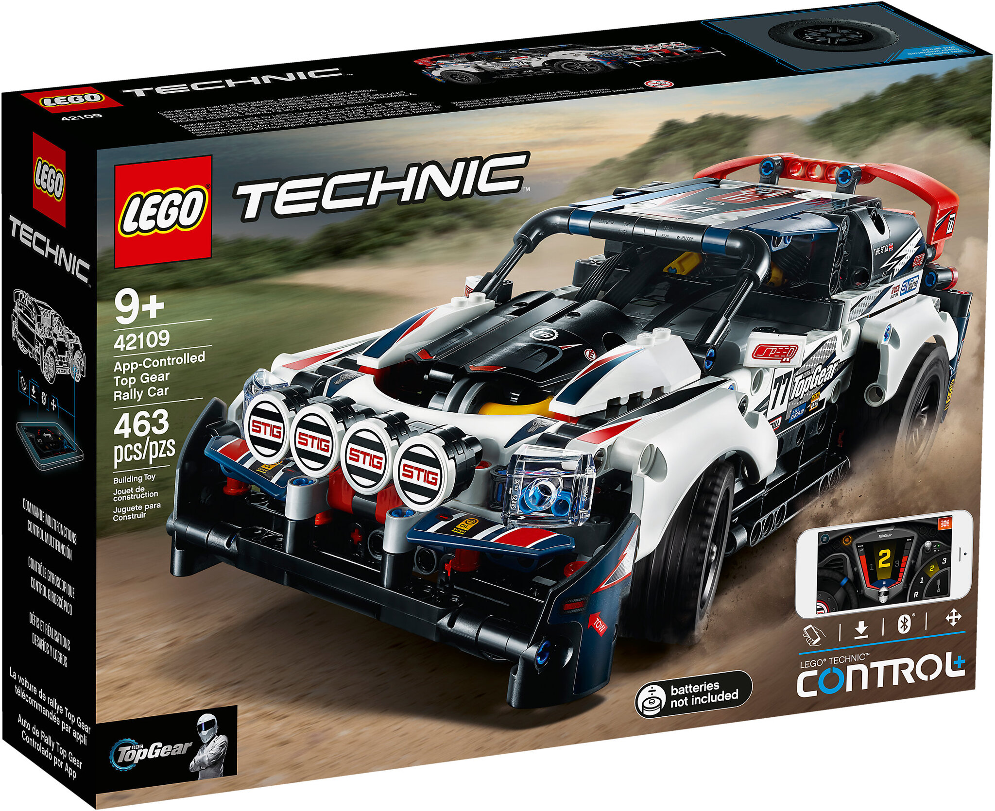 LEGO Technic 42109 - Auto Da Rally Top Gear Telecomandata