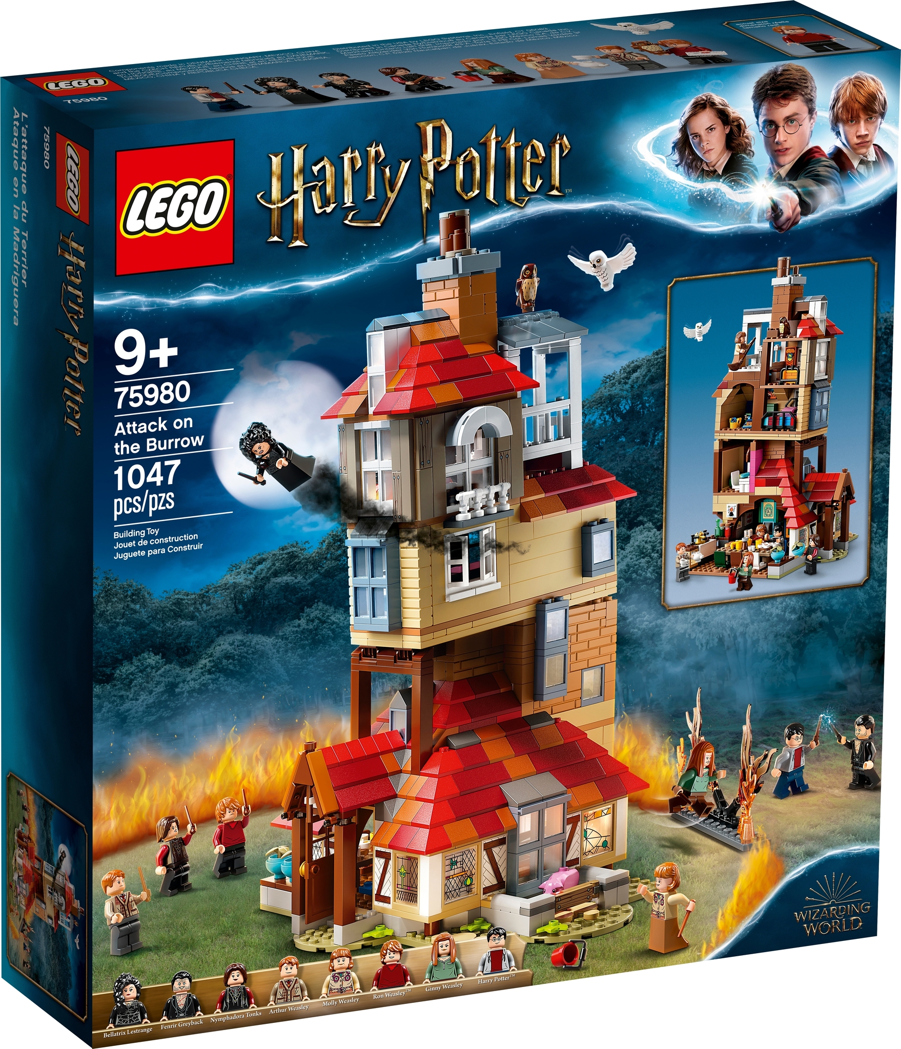 LEGO Harry Potter 75980 - Attacco alla Tana
