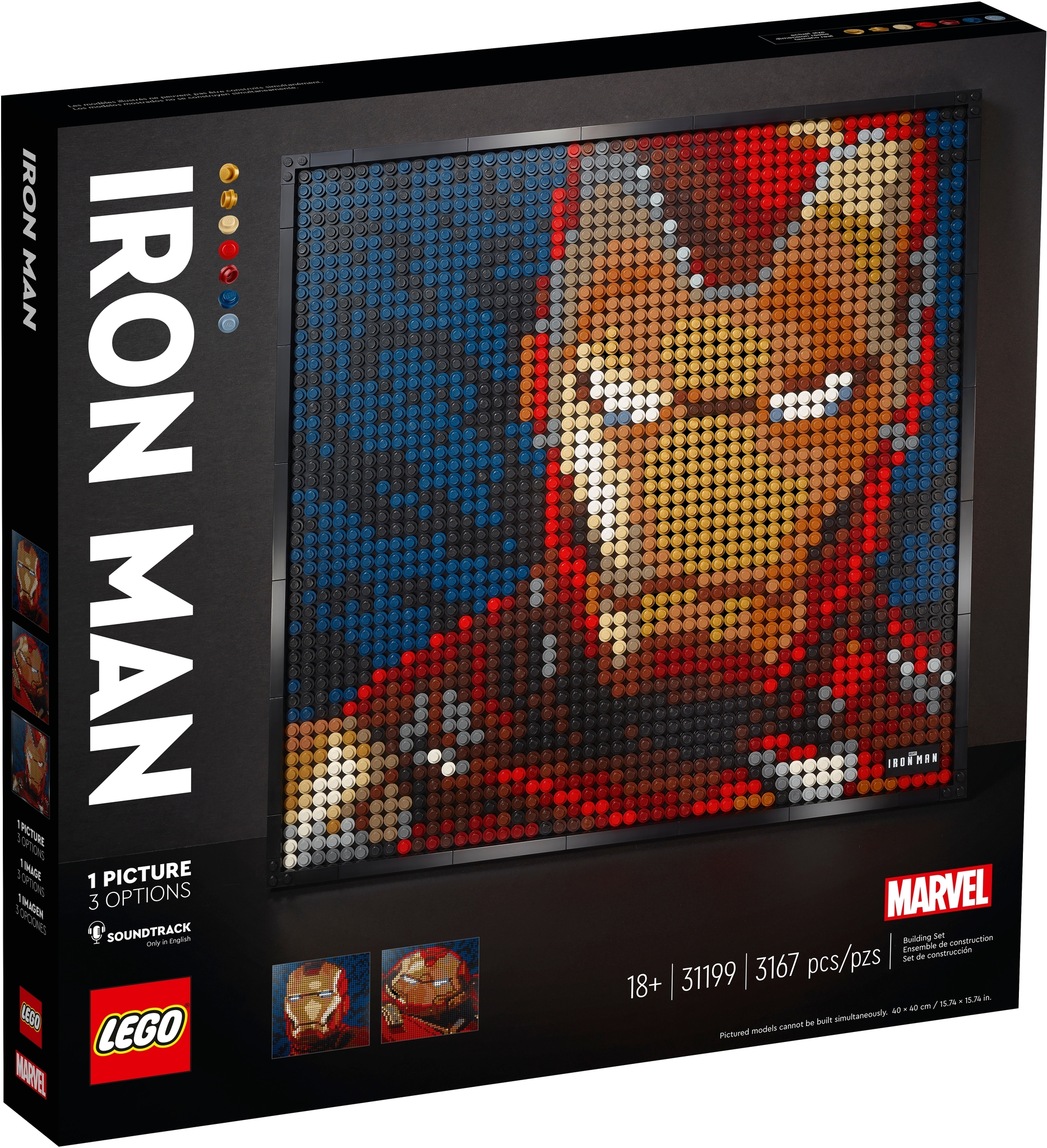 LEGO Art 31199 - Iron Man - Marvel Studios