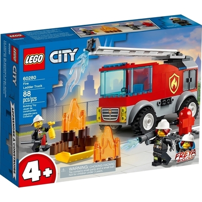 Le Camion Des Pompiers Avec échelle