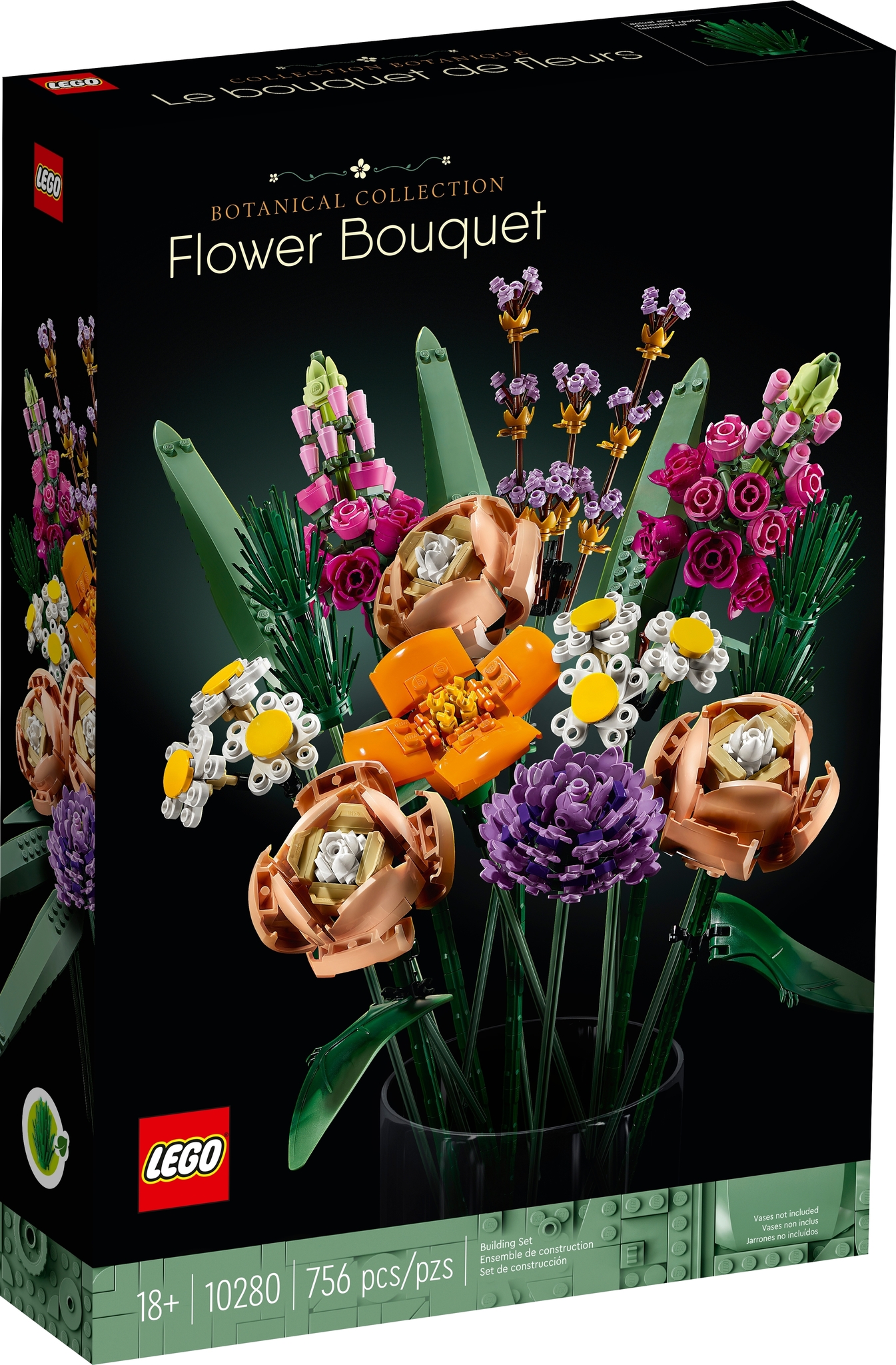 New Block Collezione Botanica Kit Costruzione Fiori In Mattoncini, Set Creativo Per Adulti, 2 Modelli Floreali (Pack B), Decorazione Casa