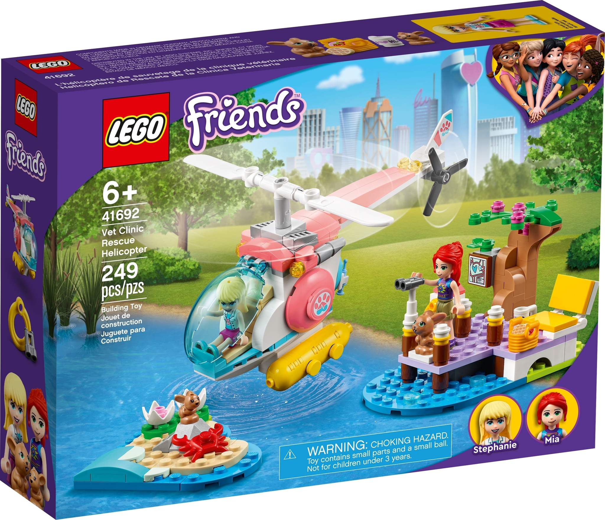 LEGO Friends 41692 - L'hélicoptère De Sauvetage De La Clinique