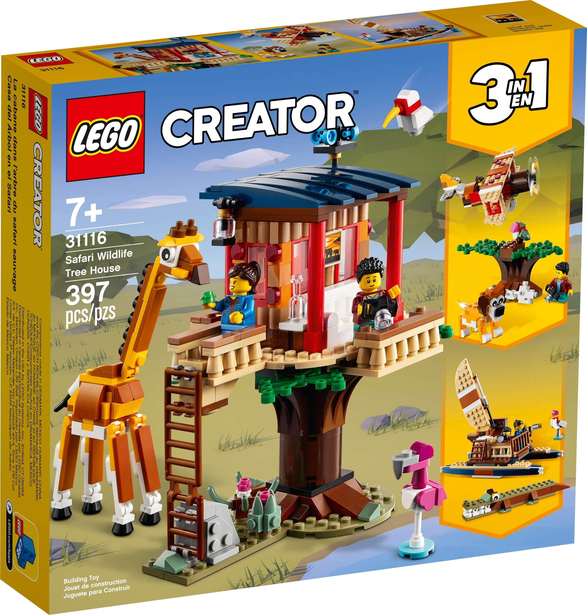 LEGO Creator 31116 - Casa sull'Albero del Safari
