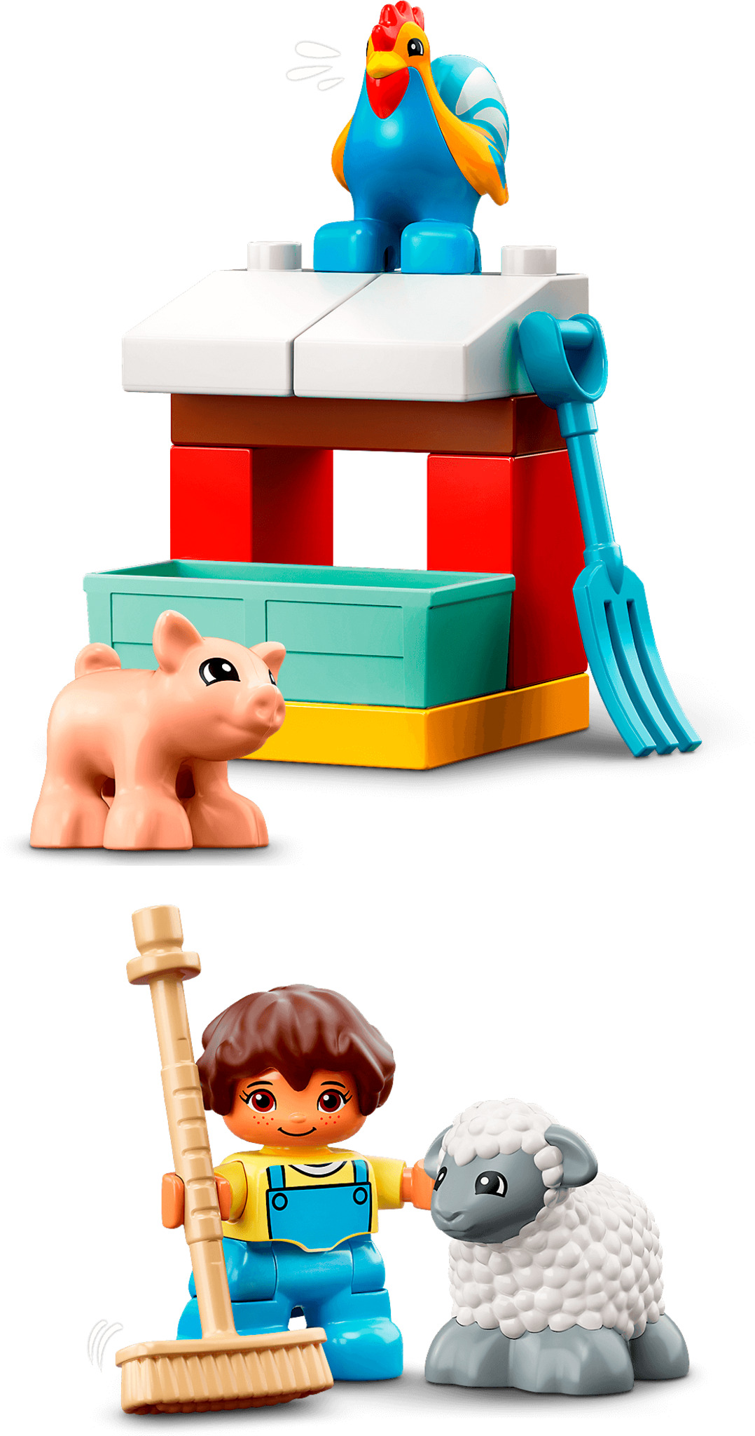 LEGO DUPLO 10952 - LA GRANGE LE TRACTEUR ET LES ANIMAUX DE LA FERME