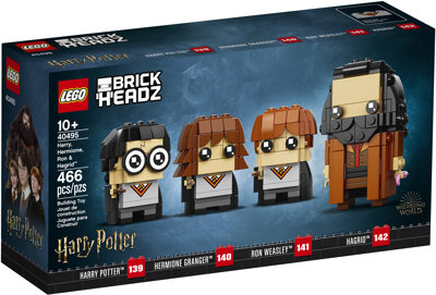 Harry, Hermione, Ron e Hagrid