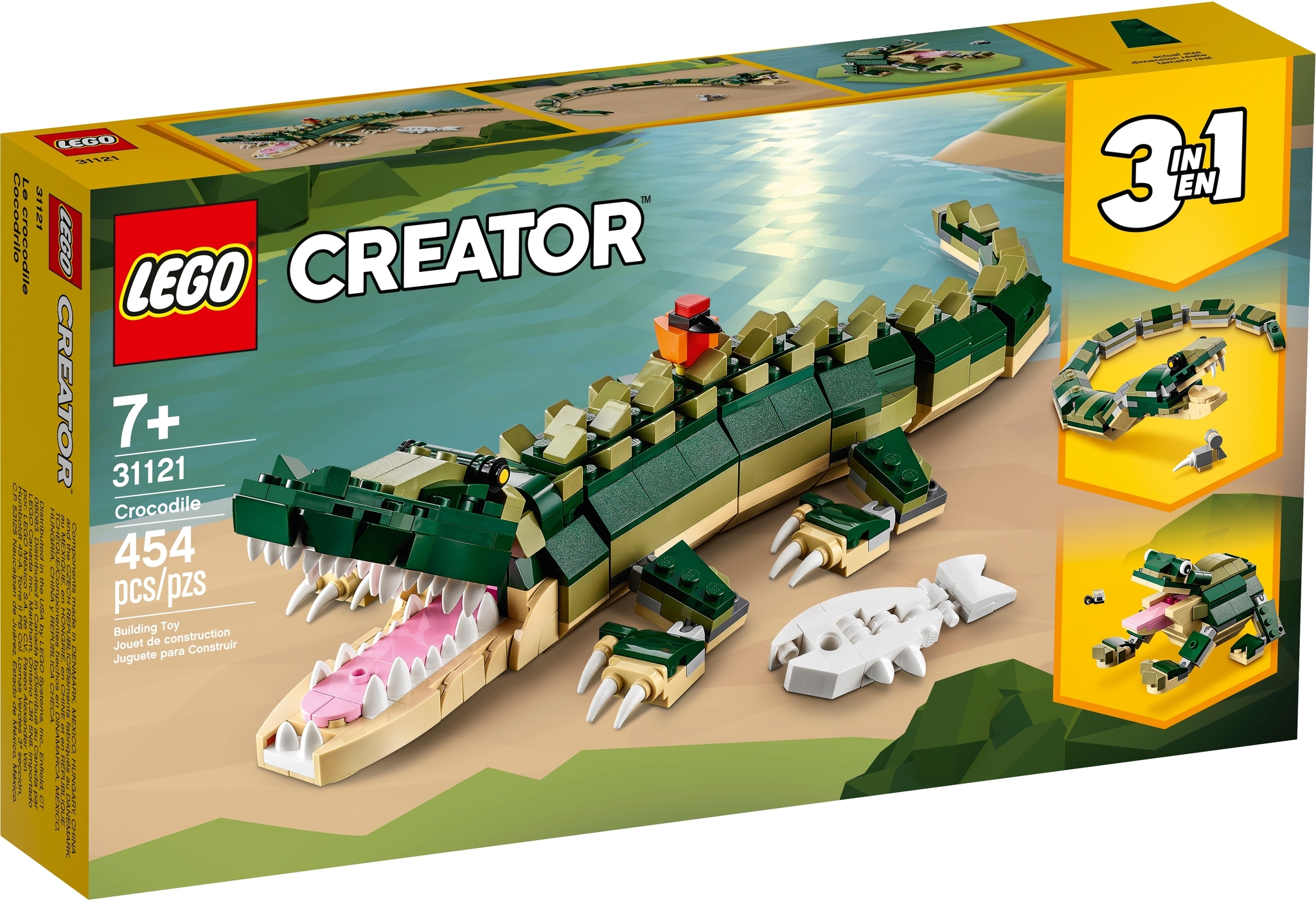 LEGO Creator 31121 - Le Crocodile