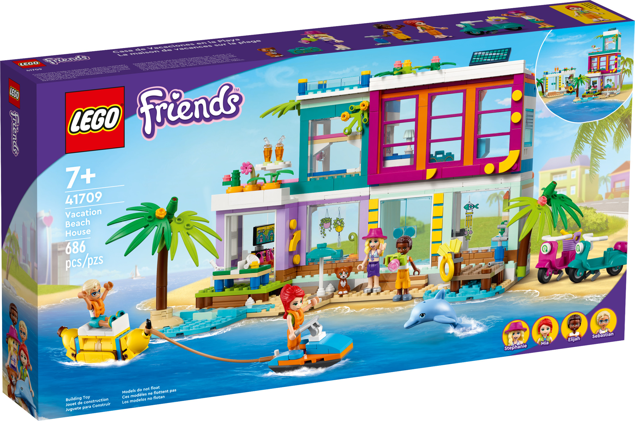 LEGO Friends 41709 - Casa delle Vacanze sulla Spiaggia