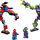 Battaglia tra i Mech di Spider Man e Goblin