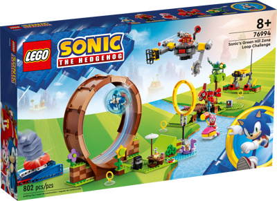 Sfida del Giro della Morte nella Green Hill Zone di Sonic