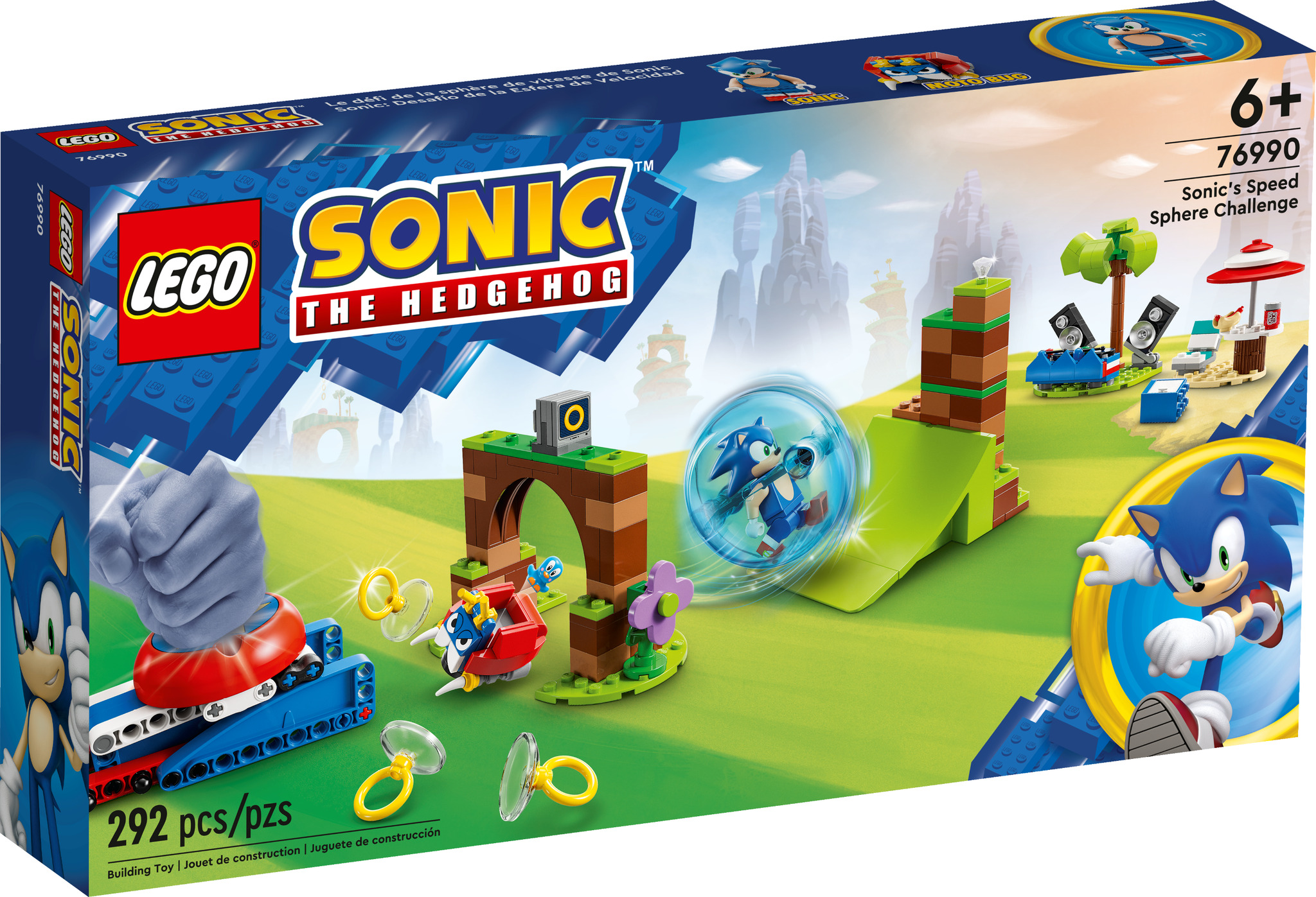 LEGO® Sonic the Hedgehog™ 76990 Sfida della sfera di velocità di