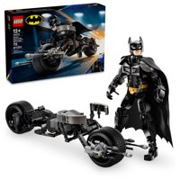 Personaggio Costruibile Di Batman Con Bat-Pod