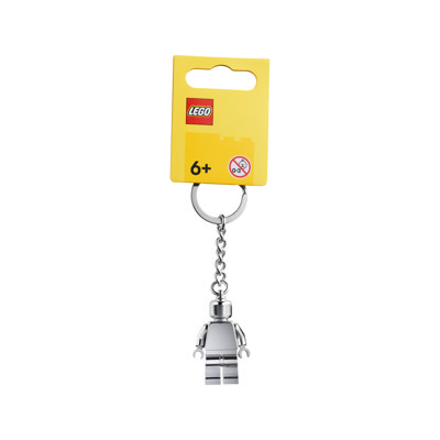 Portachiavi Minifigure Grigio Argento