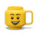 Tazza Grande In Ceramica Con Volto Di Bambino Sorridente