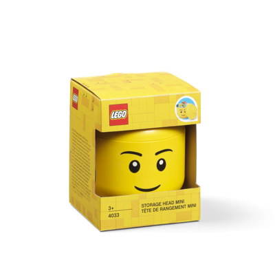 Mini-Testa-Contenitore Ragazzo – Giallo Brillante