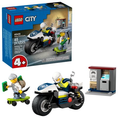 Inseguimento Della Moto Della Polizia