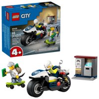 Inseguimento Della Moto Della Polizia