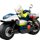 Inseguimento Della Moto Della Polizia