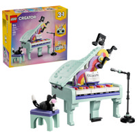 Pianoforte Decorativo Con Gatto