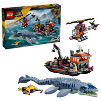 Attacco Alla Barca Del Dinosauro Mosasaurus