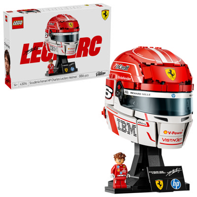 Casco Di Charles Leclerc Scuderia Ferrari Hp