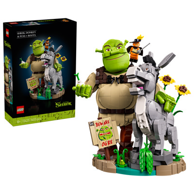 Shrek, Ciuchino E Gatto Con Gli Stivali