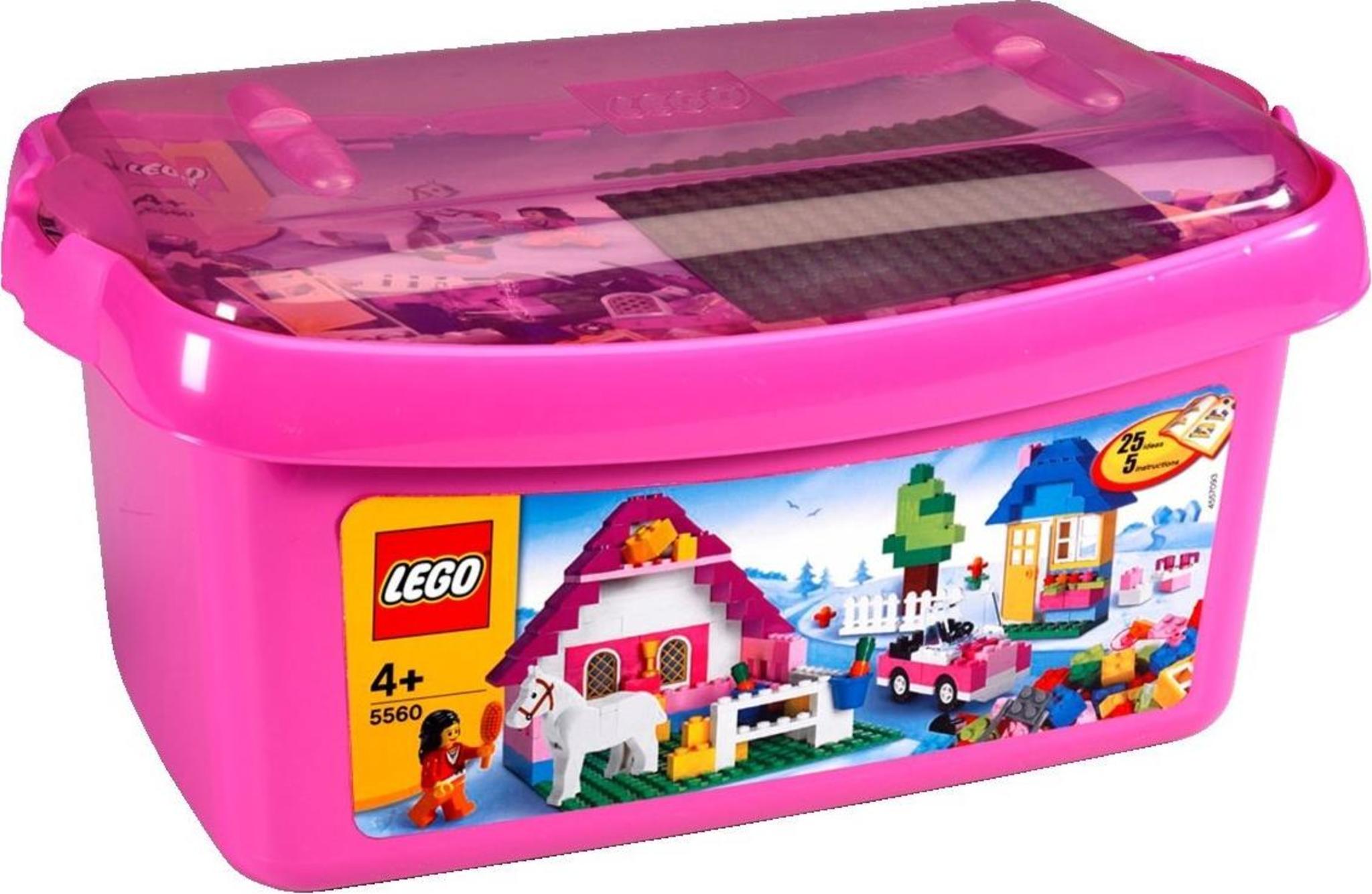 pink bricks lego